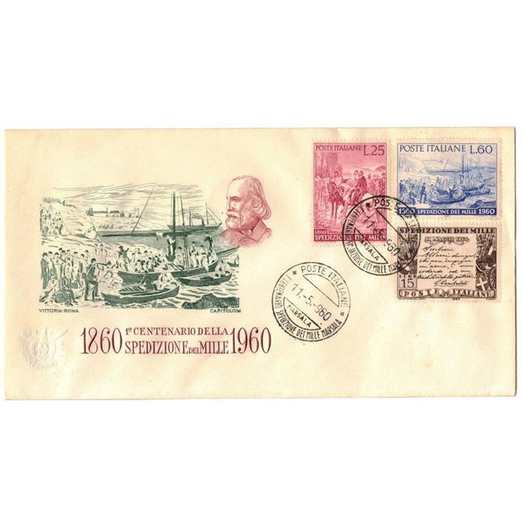 VATICAN 1960 FDC (Capitolum) Expedition of the Thousand