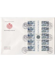 FDC MONACO 1991 Europa 1 busta nv