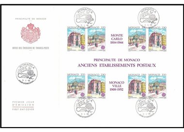 FDC MONACO 1990 Europe 1 envelope nv