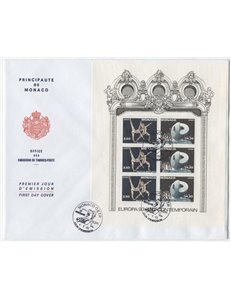 FDC MONACO 1993 Europa 1 busta nv