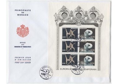 FDC MONACO 1993 Europa 1 busta nv