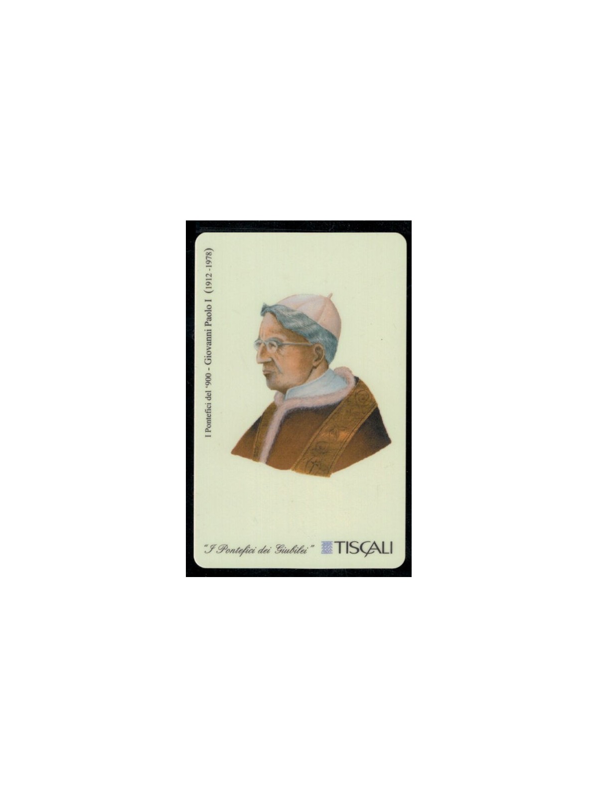 TISCALI PHONE CARD No. 152 JOHN PAUL I