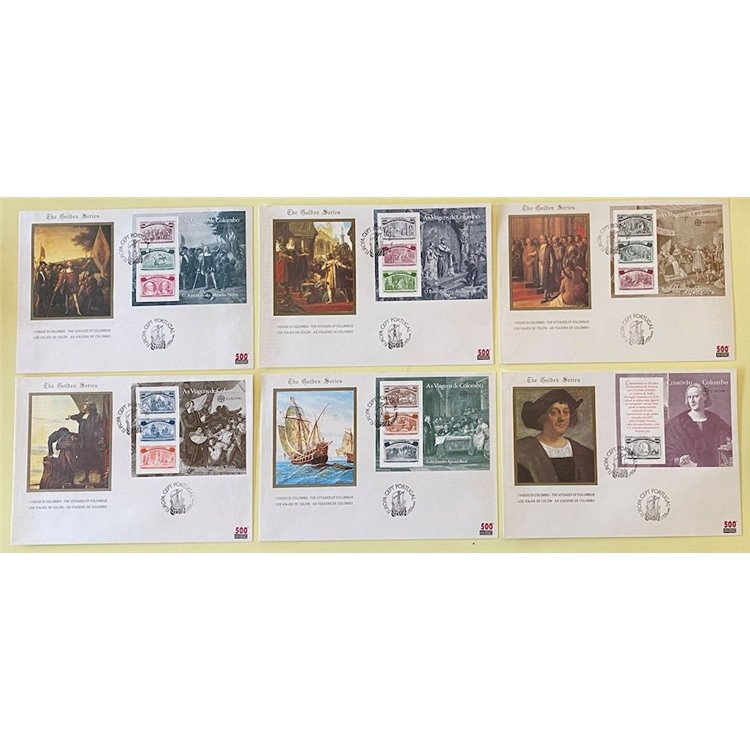 1992 500th Anniversary of the Discovery of America (The Voyages of Columbus) 29 FDC