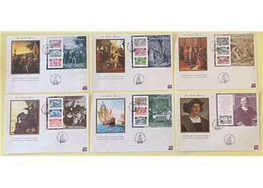 1992 500th Anniversary of the Discovery of America (The Voyages of Columbus) 29 FDC