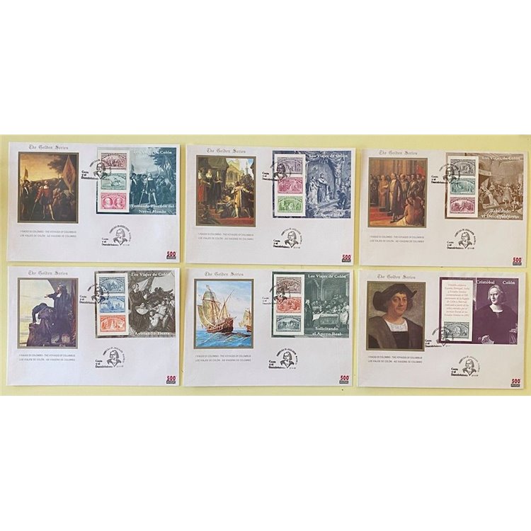1992 500° Anniversario della Scoperta dell'America (I viaggi di Colombo) 29 FDC