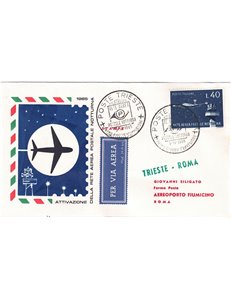 ITALIA 1965 FDC (Roma) Rete aerea postale
