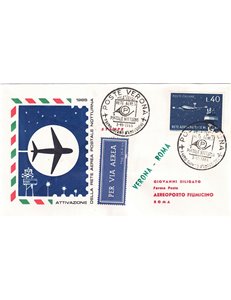 ITALIA 1965 FDC Rete aerea postale