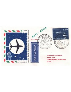 ITALIA 1965 FDC Rete aerea postale