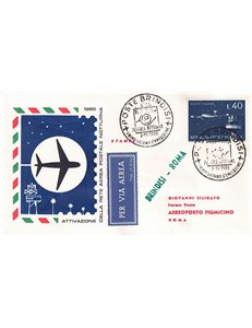 ITALIA 1965 FDC Rete aerea postale