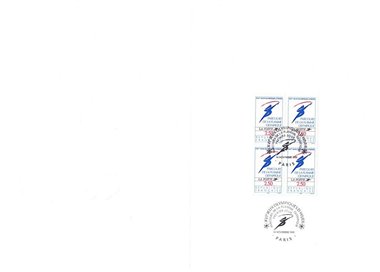 FDC FRANCIA 1991 Giochi Olimpici di Albertville (Paris)