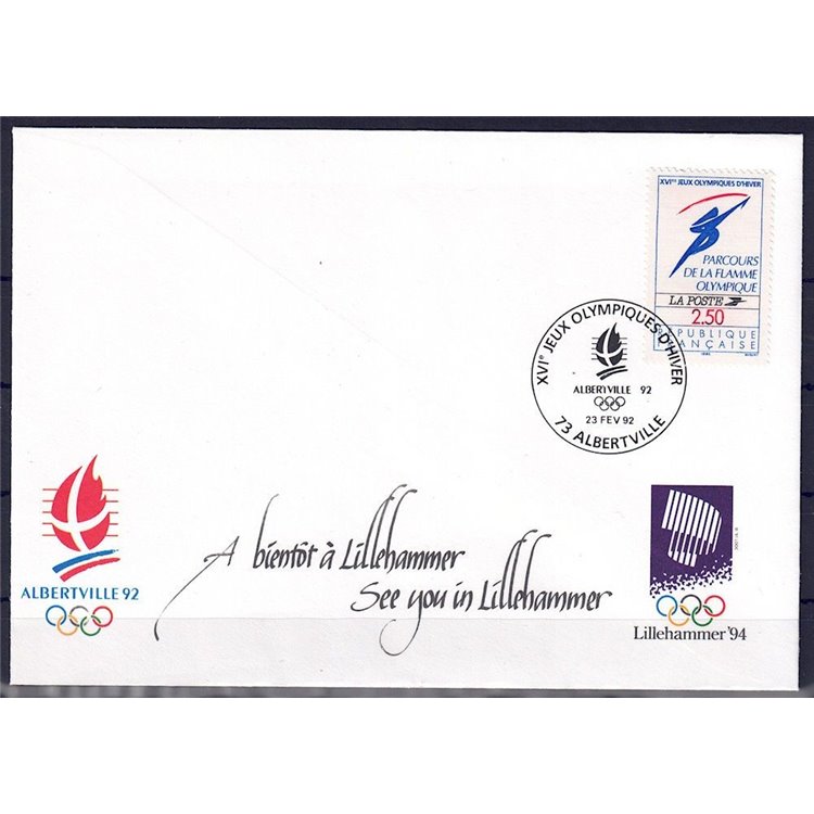 FDC FRANCE 1992 Olympic Games in Albertville