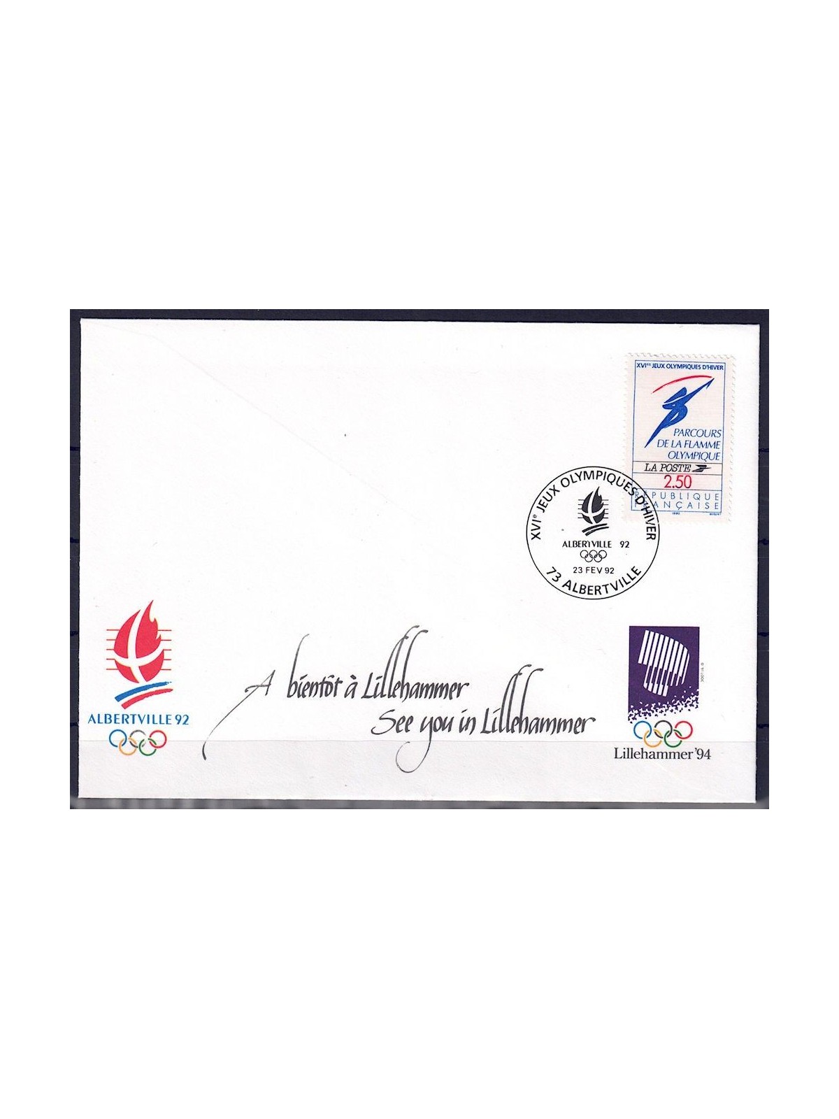 FDC FRANCE 1992 Olympic Games in Albertville
