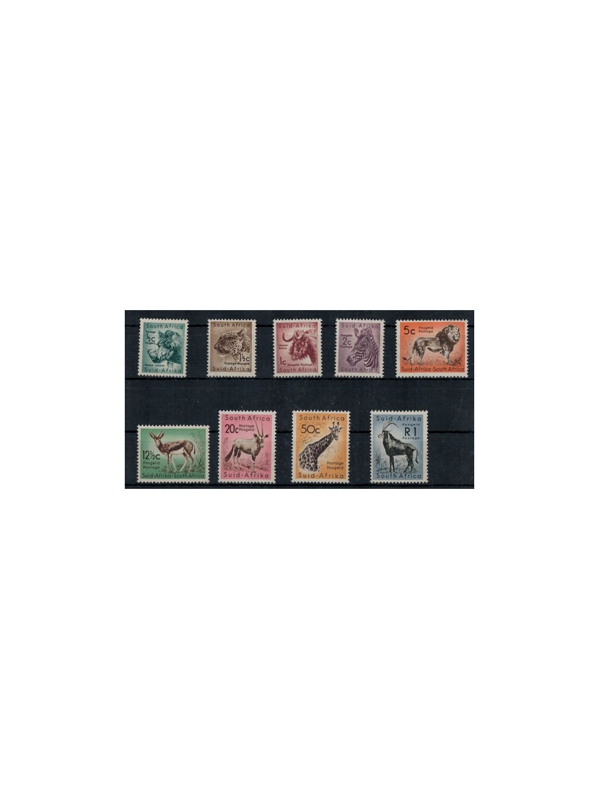 AFRICA DEL SUD 1961 Serie ordinaria 9v MNH**