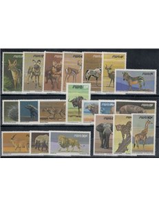 SOUTH WEST AFRICA 1980 Fauna, animals 20v MNH**