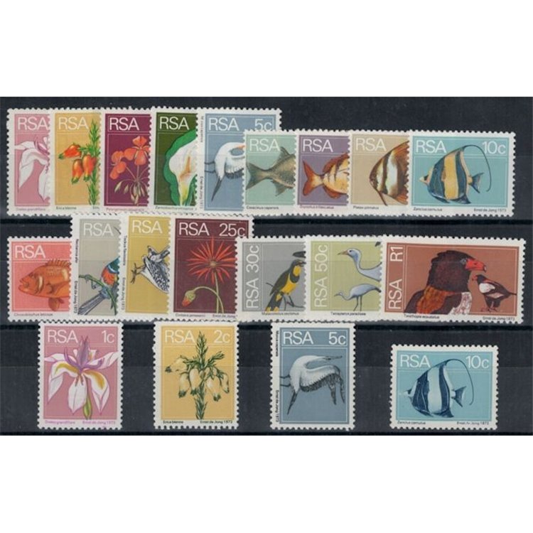 SOUTH AFRICA 1974 Ordinary series 20v MNH**