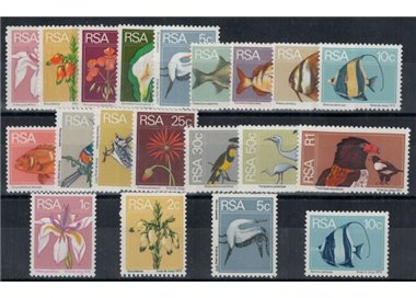 SOUTH AFRICA 1974 Ordinary series 20v MNH**