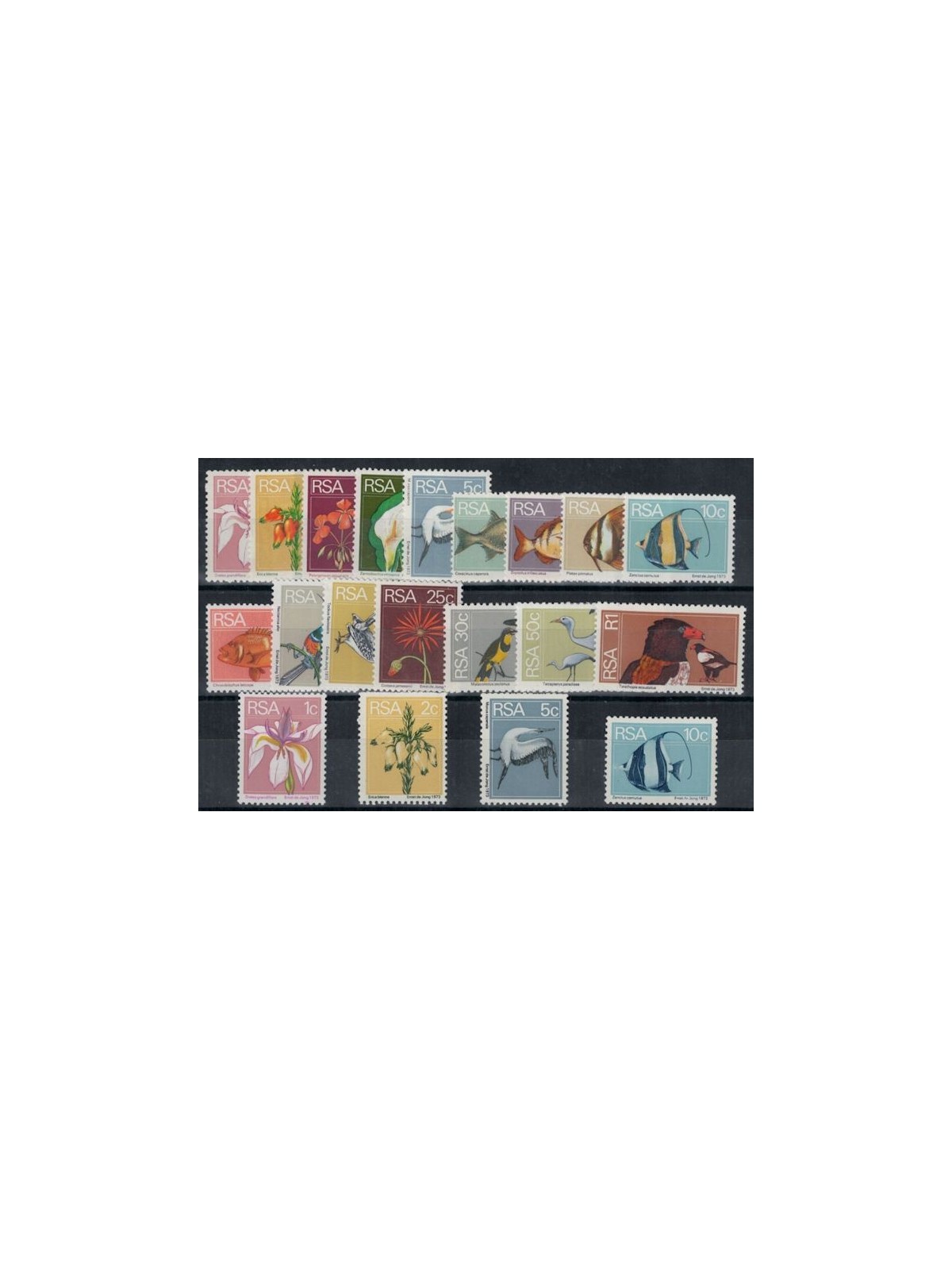 SOUTH AFRICA 1974 Ordinary series 20v MNH**
