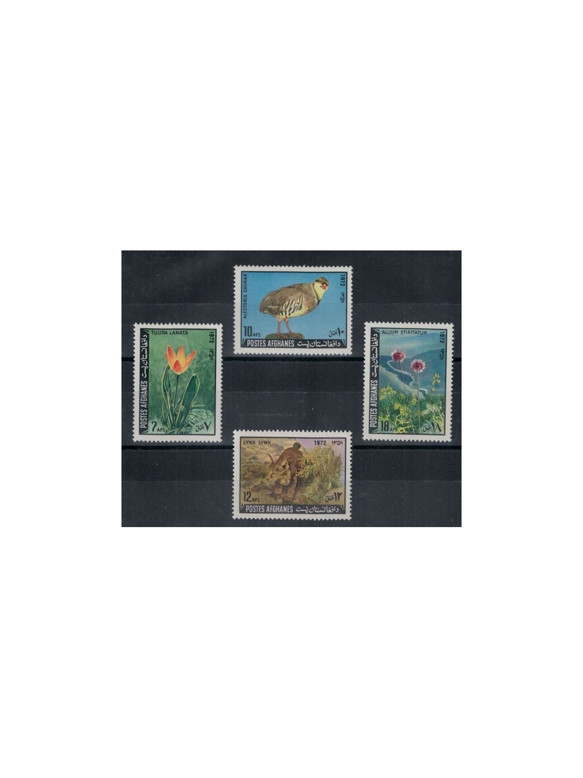 AFGHANISTAN 1972 Natura, flora e fauna 4v MNH**