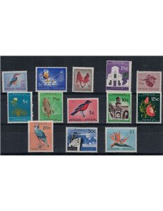 SOUTH AFRICA 1961-62 Ordinary series 13v MNH**