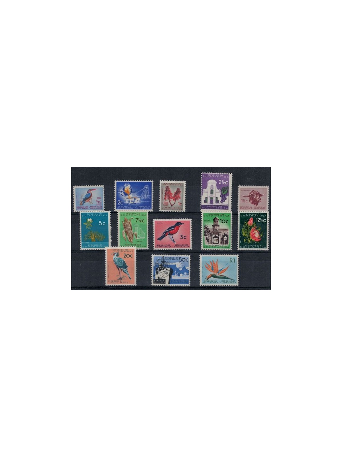 SOUTH AFRICA 1961-62 Ordinary series 13v MNH**