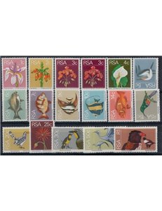 SOUTH AFRICA 1974 Ordinary series 17v MNH**