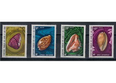 AFARS E ISSAS 1972 Conchiglie 4v MNH**