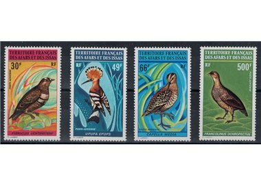 AFARS E ISSAS 1972 Uccelli, posta aerea 4v MNH**
