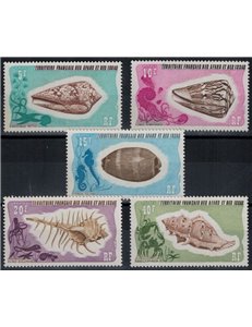 AFARS AND ISSAS 1975 Shells 5v MNH**