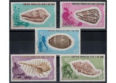 AFARS E ISSAS 1975 Conchiglie 5v MNH**