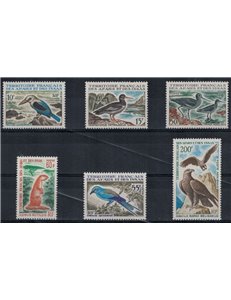 AFARS E ISSAS 1967 Uccelli e mammiferi 6v MNH**