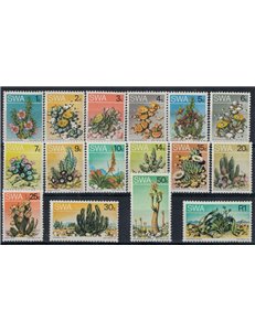 AFRICA DEL SUD OVEST 1973 Fiori di cactus 16v MNH**