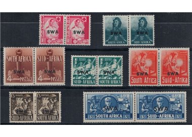 AFRICA DEL SUD OVEST 1941-43 Soprastampati 14v MNH**
