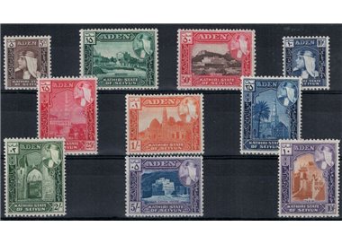 ADEN 1954 Serie ordinaria, Seiyun 10v MNH**