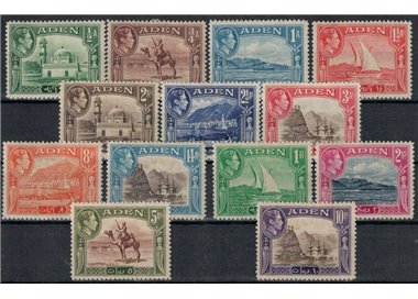 ADEN 1939 Definitives 13v MH*