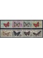 CENTRAL AFRICA 1960-61 Fauna, butterflies 8v MNH**
