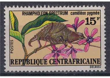 CENTRAL AFRICA 1973 Pygmy Chameleon MNH**