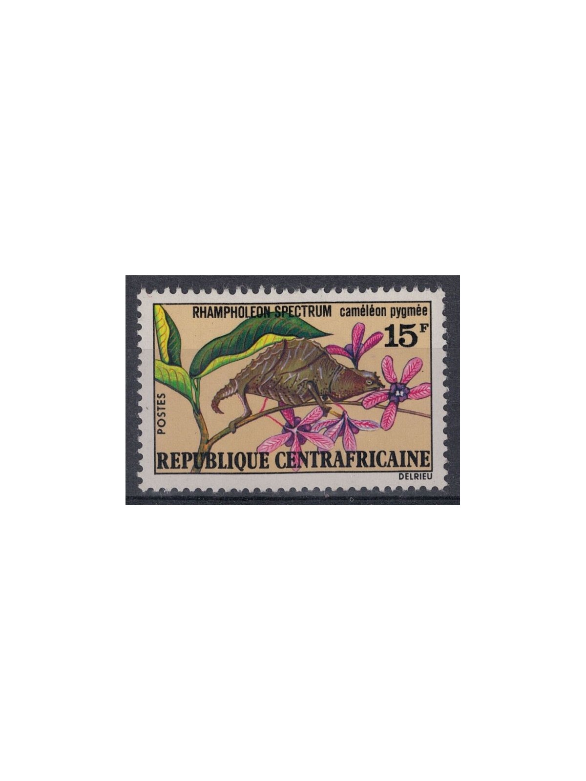 AFRICA CENTRALE 1973 Camaleonte pigmeo MNH**