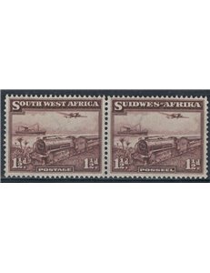 SOUTH WEST AFRICA 1936 Ordinary set, trains 2v MNH**