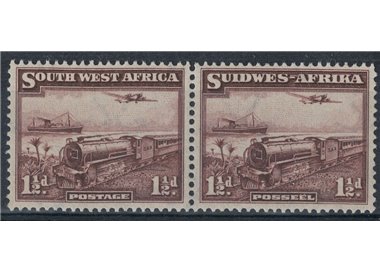 SOUTH WEST AFRICA 1936 Ordinary set, trains 2v MNH**