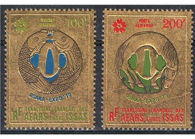 AFARS E ISSAS 1970 Esposizione di Osaka 2v MNH**
