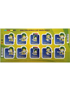 SOUTH AFRICA 2010 FIFA World Cup Mascot m/s MNH**