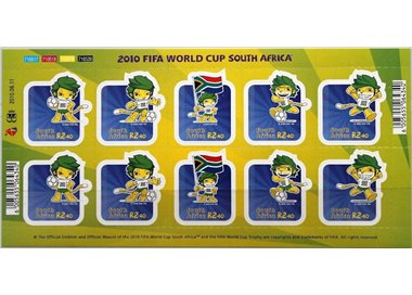 AFRICA DEL SUD 2010 Coppa del mondo di calcio, mascotte MF MNH**