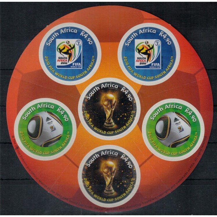 AFRICA DEL SUD 2010 Coppa del mondo di calcio BF MNH**