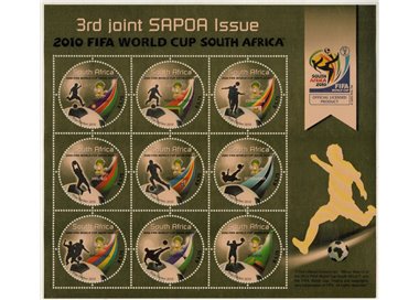 AFRICA DEL SUD 2010 SAPOA, Coppa del mondo di calcio BF MNH**