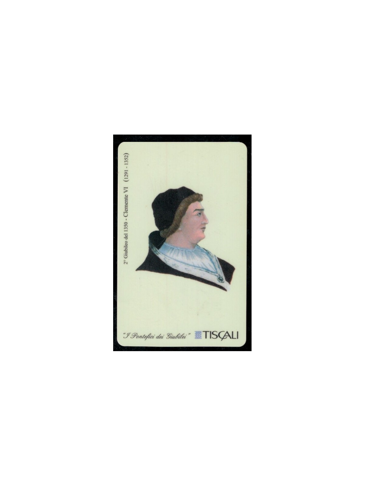 TISCALI PHONE CARD No. 156 CLEMENT VI