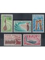 AFRICA CENTRALE 1970 Strumenti musicali 5v MNH**