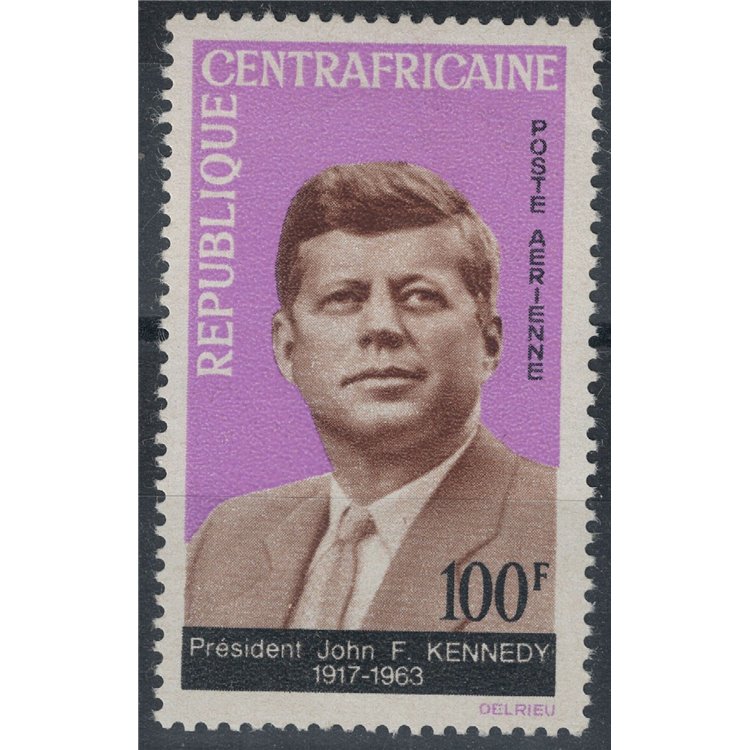CENTRAL AFRICA 1964 John Fitzgerald Kennedy MNH**