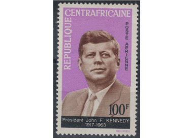 CENTRAL AFRICA 1964 John Fitzgerald Kennedy MNH**
