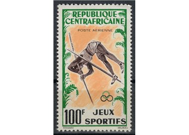 CENTRAL AFRICA 1962 African Sports Games, Airmail MH*