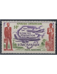 CENTRAL AFRICA 1962 Air Afrique MNH**